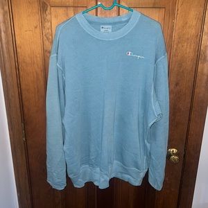Champion blue oversized long sleeve shirt